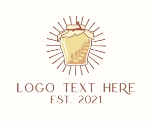 Healthy - Healthy Kombucha Jar logo design