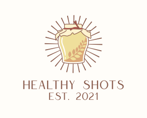 Healthy Kombucha Jar  logo design