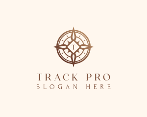 Tracker - Elegant Compass Travel logo design