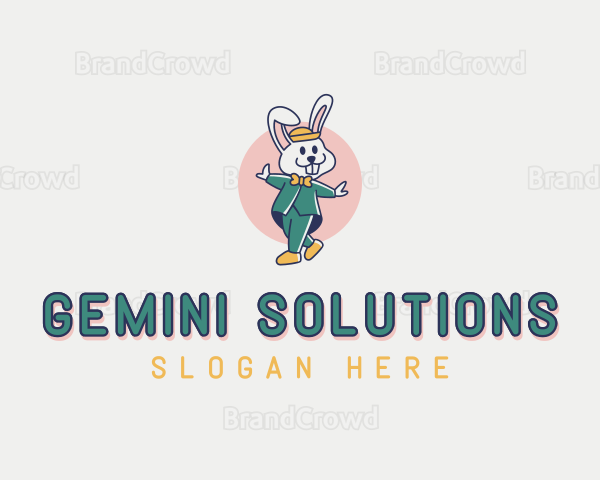 Bunny Rabbit Celebration Logo