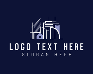 Cityscape - City Building Architecture logo design