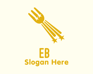 Eat - Star Fork Restaurant logo design