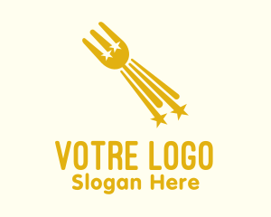 Snack - Star Fork Restaurant logo design