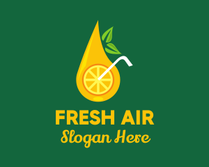 Citrus Fruit Drink logo design