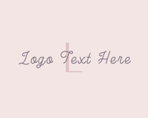 Feminine Beauty Handwritten Logo