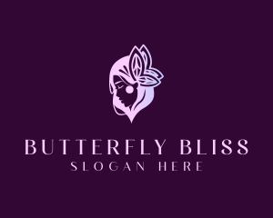 Butterfly - Woman Butterfly Butterfly logo design