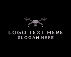 Videographer - Flying Drone Videographer logo design