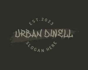 Graffiti Paint Urban logo design