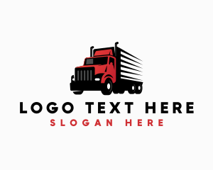 Haulage - Transport Delivery Truck logo design