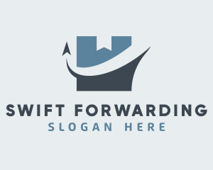 Cargo Box Forwarding logo design