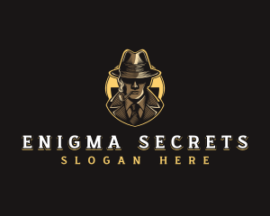 Smoking Inspector Detective logo design