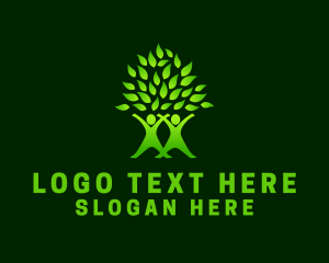 Vegetarian - Green Vegetarian Gardening logo design