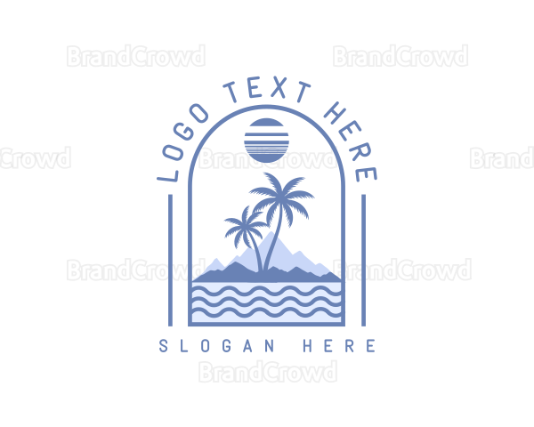 Summer Tree Beach Logo