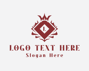 High End - Elegant Royal Shield logo design