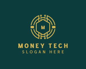 Fintech - Currency Cryptography Fintech logo design