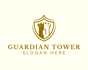 Watchtower - Security Shield Tower logo design
