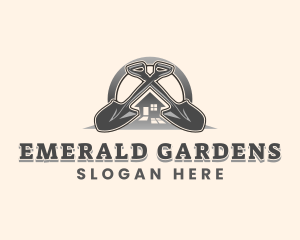 Shovel House Landscaping logo design