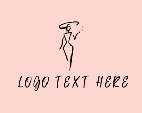 Fashion - Minimalist Fashion Woman logo design