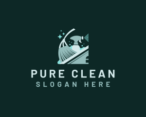 Home Cleaning Housekeeping logo design