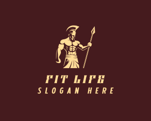 Spartan Warrior Fitness logo design