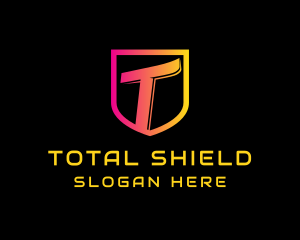 Shield Marketing Studio Letter T logo design