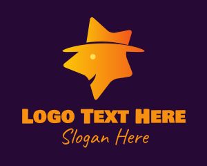 Digital Advertising - Celebrity Gentleman Star logo design