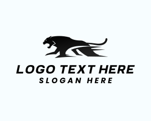 Merchandise - Fast Panther Animal logo design
