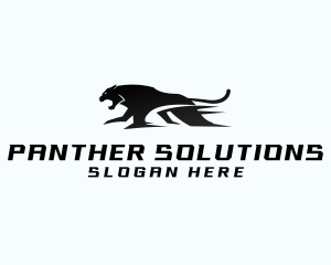 Panther - Fast Panther Animal logo design