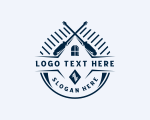 Handyman - House Tools Renovation logo design