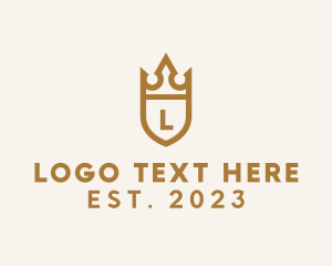 Shield - Royal Crown Shield logo design