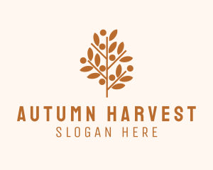 Autumn Forest Tree logo design