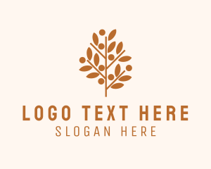 Autumn Forest Tree Logo