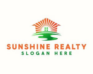 Realty Sunrise House logo design