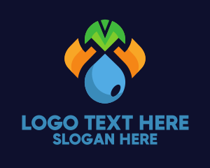 Biological - Nature Elemental Energy logo design