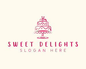 Sweet Dessert Cake logo design