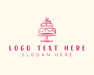 Sweet Dessert Cake Logo