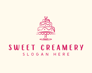 Sweet Dessert Cake logo design