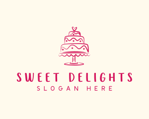 Sweet Dessert Cake logo design