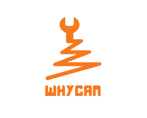 Zigzag Wrench Repair logo design