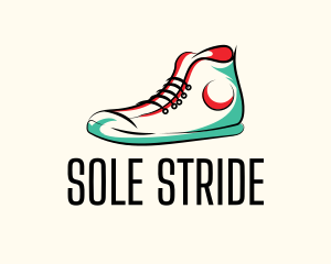 Sneaker - Hipster Sneakers Shoes logo design