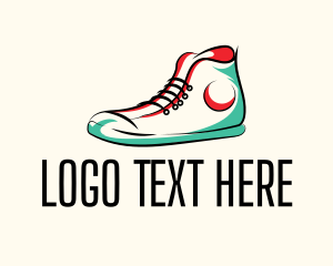 ركلات - تصميم شعار أحذية Hipster Sneakers