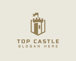 Medieval Tower Fortress logo design