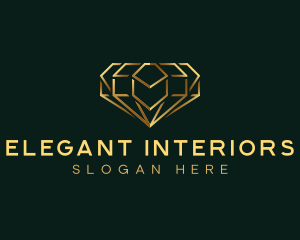 Elegant Luxury Diamond logo design