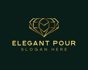 Elegant Luxury Diamond logo design