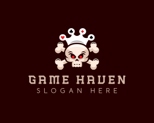 Skull Gambling Game   logo design