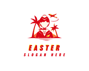 Flight Tour Stewardess Logo