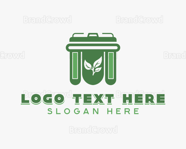 Garbage Trash Bin Logo