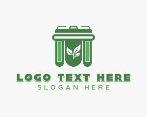 Compost Bin - Garbage Trash Bin logo design