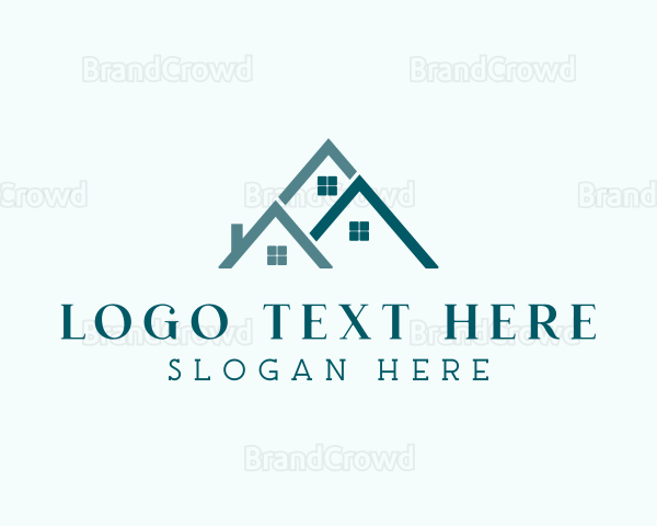 Residential Housing Roof Logo