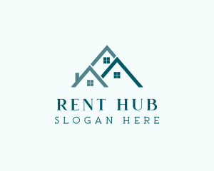 Residential Housing Roof  logo design